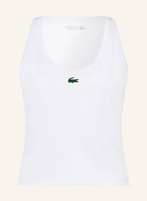 Lacoste Funktionstop weiss