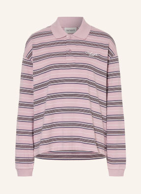 Carhartt Wip Žerzejová Polokošile Bronson růžová / šedá / černá