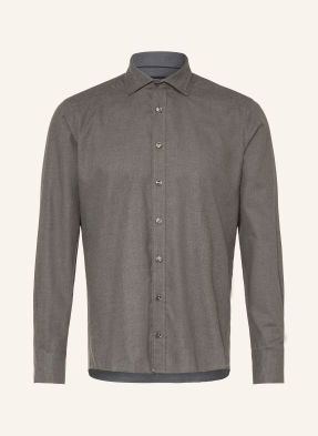 Strokesman's Flanellhemd Regular Fit grau