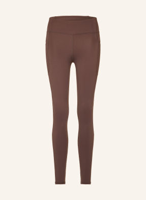 Röhnisch Legíny Thermaflow Max High Waist tmavě hnědá