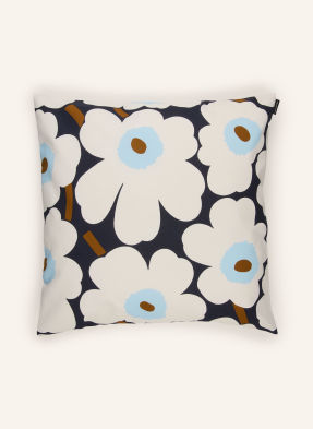 Marimekko Dekorační Polštář Pieni Unikko tmavě modrá / béžová / bílá