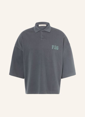 Essentials - Fear Of God Žerzejová Polokošile S 3/4 Rukávy tmavě šedá