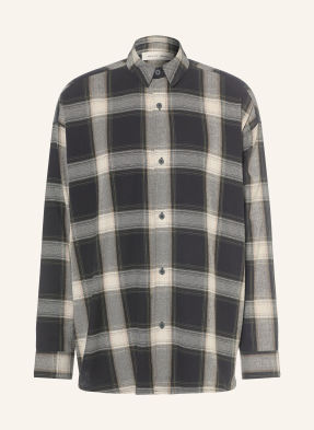 Essentials - Fear Of God Flanelová Košile Comfort Fit šedá / tmavě zelená / černá