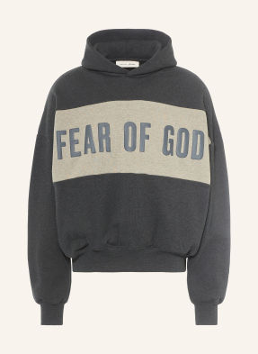 Essentials - Fear Of God Mikina S Kapucí tmavě šedá / šedá