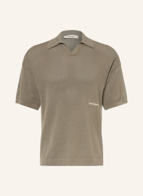 About:Blank Pletená Polokošile khaki