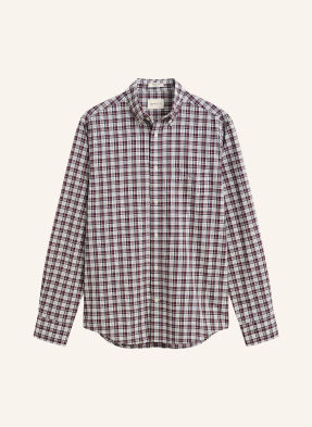 Gant Košile Regular Fit tmavě červená / tmavě modrá / bílá
