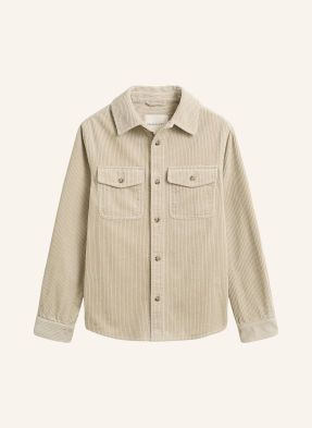 Gant Kordový Overshirt béžová