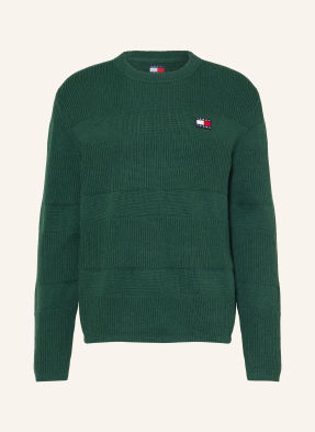 Tommy Jeans Svetry tmavě zelená