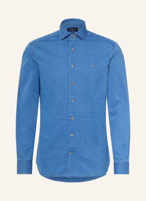 Hackett London Oxfordská Košile, Střih Tailored Fit tmavě modrá