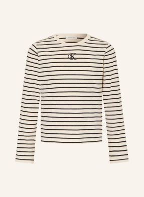 Calvin Klein Tričko S Dlouhým Rukávem režná / černá