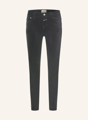 Closed 7/8-Hose Baker Aus Samt schwarz