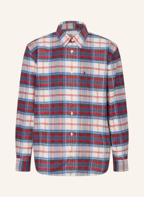 Tommy Hilfiger Flanelová Košile bílá / červená / modrá