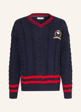 Tommy Hilfiger Svetry Peanuts™ tmavě modrá / červená