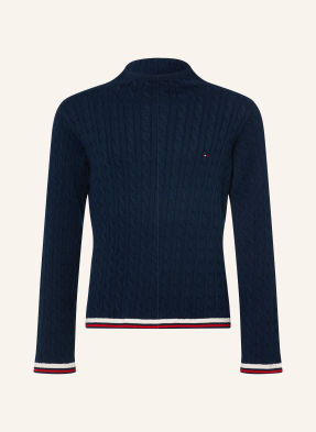 Tommy Hilfiger Svetry tmavě modrá / červená / bílá