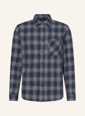 Mos Mosh Gallery Overshirt Mmgdavid Z Flanelu tmavě modrá / béžová / šedá