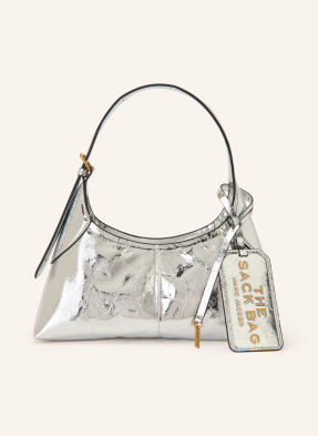 Marc Jacobs Kabelka The Small Belted Sack Bag stříbrná