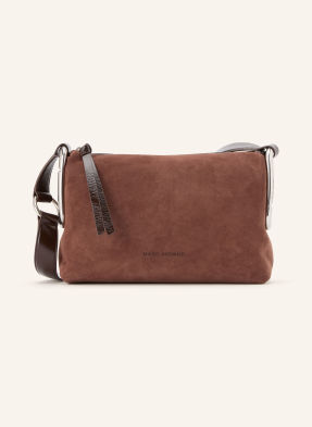 Marc Jacobs Kabelka Přes Rameno The Scene Medium tmavě hnědá / stříbrná