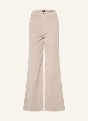 Tommy Jeans Kordové Kalhoty Claire černošedá