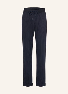 Desoto Kalhoty Z Teplákoviny, Střih Slim Fit tmavě modrá / modrá