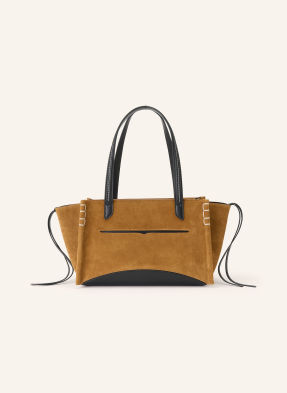Jw Anderson Shopper Elongated Mokasíny Cabas koňaková / černá