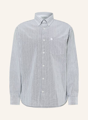 Carhartt Wip Košile Kanan Loose Fit šedá / bílá