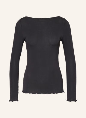 Skiny Tričko S Dlouhým Rukávem Cashmere Deluxe černá