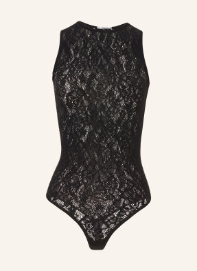 Wolford String Body Kalhotky Infite Rose Net černá