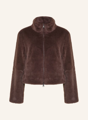 Marc Cain Kunstfell-Jacke braun