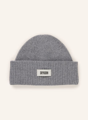 Drykorn Cashmere-Mütze Moah grau