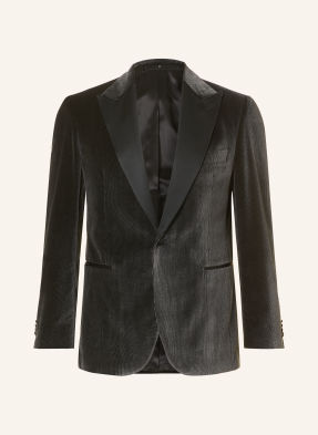 Dressler Smokingové Sako Regular Fit Z Sametu 025 dunkelgrau