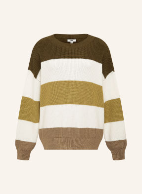 Mavi Svetry olivová / khaki / bílá