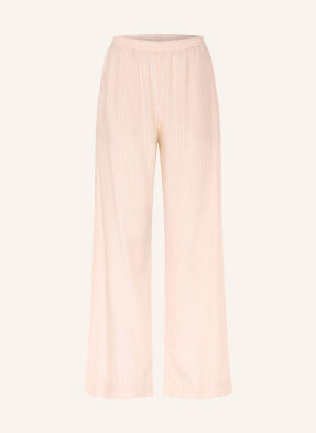 Zimmerli Spací Kalhoty růžová / bílá