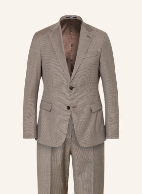 Joop! Oblek Hodge-Rennet Slim Fit hnědá / béžová / černá