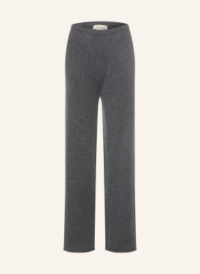 Mm By Max Mara Pletené Kalhoty Ottimo S Kašmírem šedá