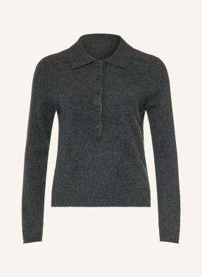 Mm By Max Mara Pletená Polokošile Cellula S Kašmírem tmavě šedá