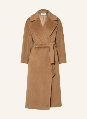 Weekend Max Mara Kabát Tempera Z Kombinace Materiálů velbloudí