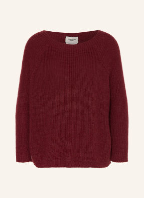 Weekend Max Mara Svetr Xeno S 3/4 Rukávy tmavě červená