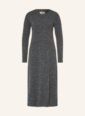 Weekend Max Mara Pletené Šaty Goccia tmavě šedá