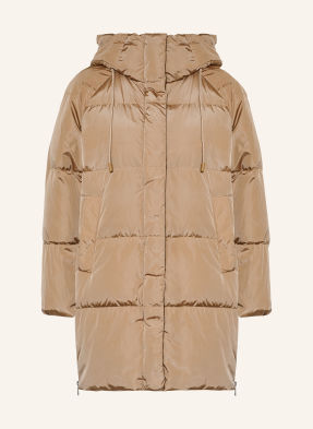 Weekend Max Mara Péřový Kabát New Bembo velbloudí