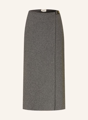 Weekend Max Mara Sukně Petali V Zavinovacím Stylu tmavě šedá