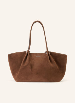 Weekend Max Mara Shopper Pesi S Pouzdrem tmavě hnědá