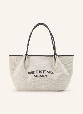 Weekend Max Mara Shopper Getto světle šedá / černá