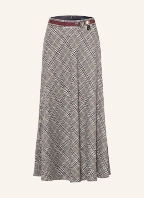 S Max Mara Sukně Beta S Ozdobnými Kamínky tmavě modrá / krémová / tmavě červená