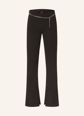 Hugo Bootcut-Hose Nenrietta Aus Jersey schwarz