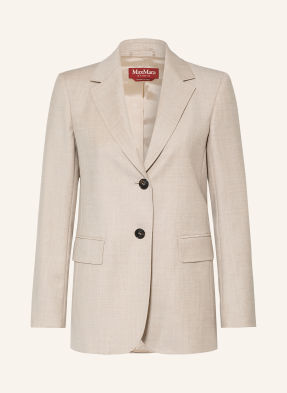 Max Mara Studio Blejzr Edito Z Flanelu béžová