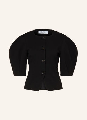 Max Mara Bouclé Bunda Zero černá