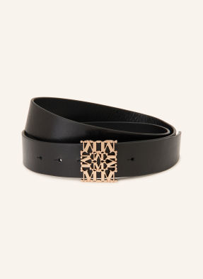 Max Mara Ledergürtel Sumero schwarz
