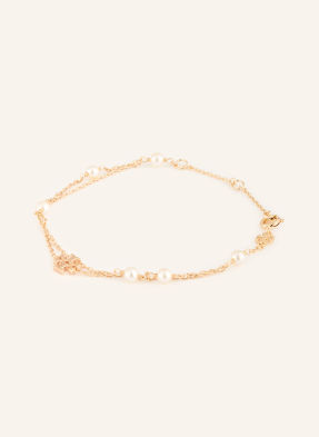 Tory Burch Náramek Moondance zlatá / bílá