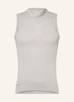 X-Bionic Funkční Prádlo-Top Xceed Ride Unisex Se Síťovinou světle šedá / stříbrná
