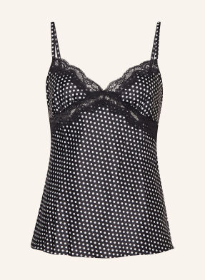 Chantelle Schlaftop Gloss Aus Satin schwarz